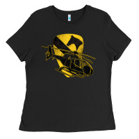 Black 1st cavalry division chopper helicopter air cav Ladies Tee - Jasminsmagicworld