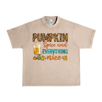 French Oak pumpkin spice and everything nice Urban Heavy Tee - BundleAndBundleShop