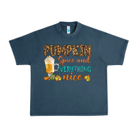 Midnight Navy pumpkin spice and everything nice Urban Heavy Tee - BundleAndBundleShop