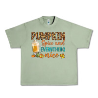 Oil Green pumpkin spice and everything nice Urban Heavy Tee - BundleAndBundleShop