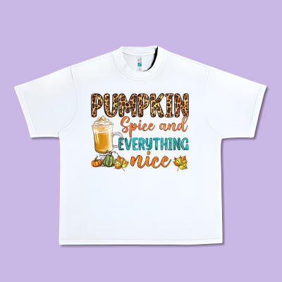 Pumpkin Spice And Everything Nice Urban Heavy Tee Designed By Bundleandbundleshop