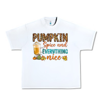 White pumpkin spice and everything nice Urban Heavy Tee - BundleAndBundleShop