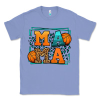 Colony Blue leopard basketball mama Mother's Day Classic Tee - LillyAllenDesigns
