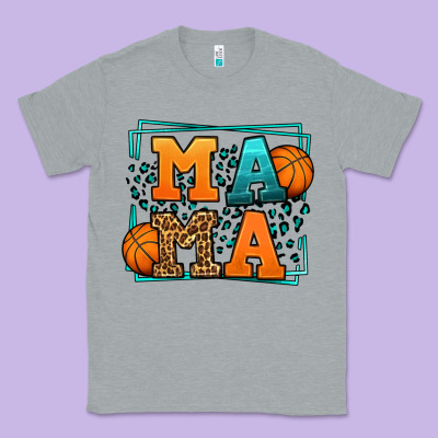 Leopard Basketball Mama Mother's Day Classic Tee Designed By Lillyallendesigns