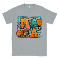 Heather Grey leopard basketball mama Mother's Day Classic Tee - LillyAllenDesigns