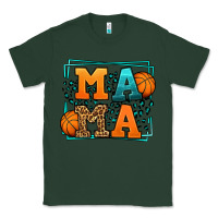 Sports Green leopard basketball mama Mother's Day Classic Tee - LillyAllenDesigns