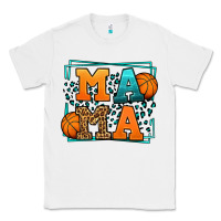 White leopard basketball mama Mother's Day Classic Tee - LillyAllenDesigns