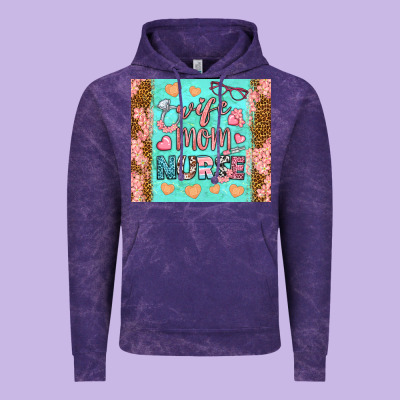 Wife Mom Nurse Tumbler Vintage Hoodie Designed By Bundleandbundleshop