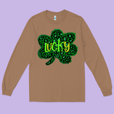 Lucky Shamrock St Patricks Day Long Sleeve Tee Designed By Bettercallsaul