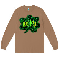 Toasted Coconut Lucky Shamrock St Patricks Day Long Sleeve Tee - Bettercallsaul