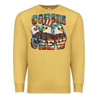 Antique Gold Cousin crew Premium Sweatshirt - FaDigitalArtStudio