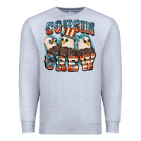 Heather Grey Cousin crew Premium Sweatshirt - FaDigitalArtStudio