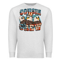 Oatmeal Heather Cousin crew Premium Sweatshirt - FaDigitalArtStudio