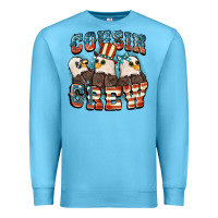 Ocean Blue Cousin crew Premium Sweatshirt - FaDigitalArtStudio