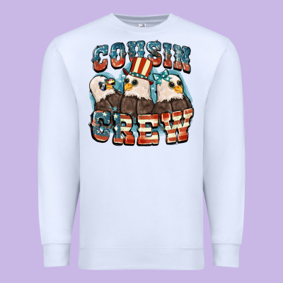 Cousin Crew Premium Sweatshirt Designed By Fadigitalartstudio
