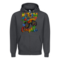 Smoke autism crusher Zipper Hoodie - CowGirlArtShop