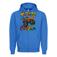 True Royal autism crusher Zipper Hoodie - CowGirlArtShop