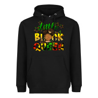 Black Little black queen Heavyweight Hoodie - FaDigitalArtStudio