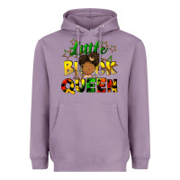 Lavender Little black queen Heavyweight Hoodie - FaDigitalArtStudio