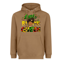 Toasted Coconut Little black queen Heavyweight Hoodie - FaDigitalArtStudio