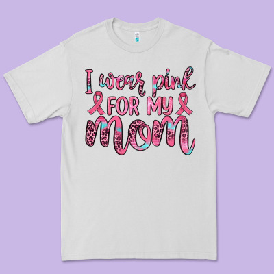 I Wear Pink For My Mom Premium Tee Designed By Jahusdesignshop