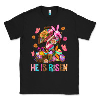 Black He Is Risen Easter Classic Tee - BundleAndBundleShop