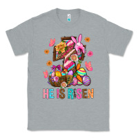 Heather Grey He Is Risen Easter Classic Tee - BundleAndBundleShop