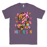 Lavender He Is Risen Easter Classic Tee - BundleAndBundleShop