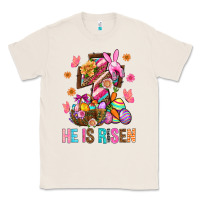 Natural He Is Risen Easter Classic Tee - BundleAndBundleShop