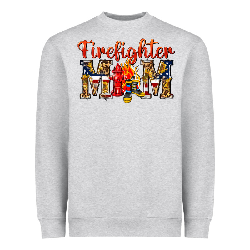 Firefighter Mom Heavyweight Sweatshirt by texasbilliewilder | Teevron