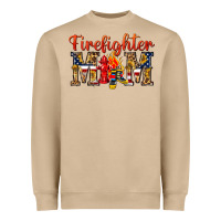 Mushroom Firefighter Mom Heavyweight Sweatshirt - texasbilliewilder