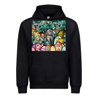 Black easter Urban Hoodie - CowhideDigitalArt