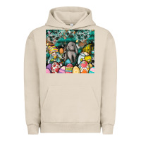 Pigment French Oak easter Urban Hoodie - CowhideDigitalArt