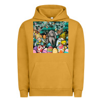Pigment Peanut Butter easter Urban Hoodie - CowhideDigitalArt