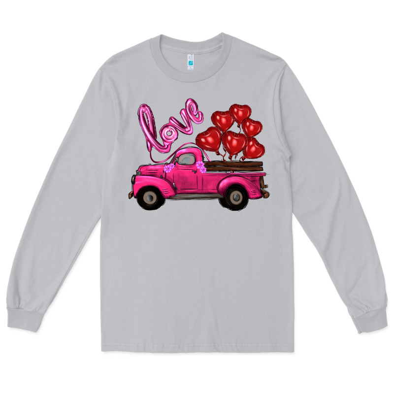 Valentine's Day Turck With Balloons Long Sleeve Tee by RanaPortraitStore | Teevron