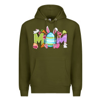 Army Green Easter mom Premium Hoodie - OliviaCreatesArt