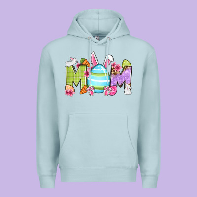 Easter Mom Premium Hoodie Designed By Oliviacreatesart