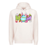 Pale Pink Easter mom Premium Hoodie - OliviaCreatesArt