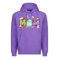 Purple Easter mom Premium Hoodie - OliviaCreatesArt