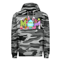 Slate Camo Easter mom Premium Hoodie - OliviaCreatesArt