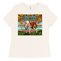Bone Just A Girl Who Loves Pig Ladies Tee - LillyAllenDesigns