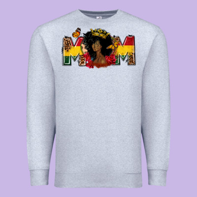 Juneteenth Mom Mother's Day Premium Sweatshirt Designed By Fadigitalartstudio
