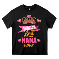 Black world's best nana ever Heavy Core Tee - Jasminsmagicworld