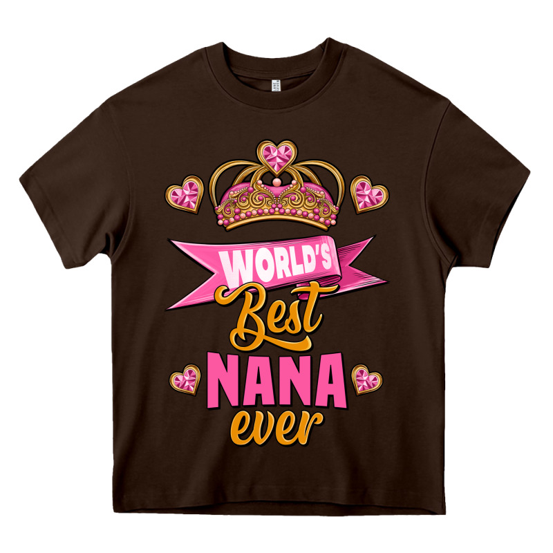World's Best Nana Ever Heavy Core Tee by Jasminsmagicworld | Teevron