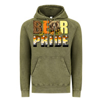 Vintage Olive Western Bear Pride LGBTQ+ Vintage Hoodie - BundleAndBundleShop
