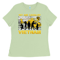 Matcha 1st air cavalry vietnam veteran Ladies Tee - Jasminsmagicworld