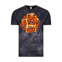 Cloud Black Thanksgiving Turkey With Tartan Patch Vintage Tee - BundleAndBundleShop