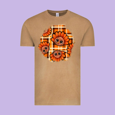 Thanksgiving Turkey With Tartan Patch Vintage Tee Designed By Bundleandbundleshop