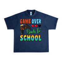 Navy game over back to school Urban Heavy Tee - BundleAndBundleShop