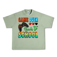 Oil Green game over back to school Urban Heavy Tee - BundleAndBundleShop